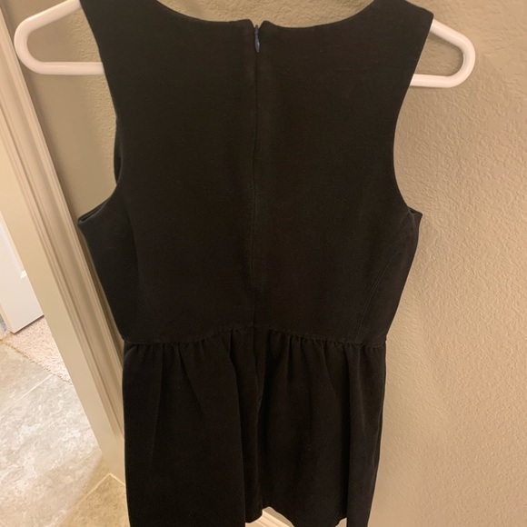 Gap Black Sleeveless Ponte Fit & Flare Dress - Picture 4 of 4